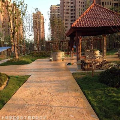 压模地坪做法 室内压模地坪源自璟石