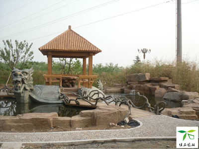 成都仿木凉亭施工公司为您介绍水泥仿木凉亭工艺|成都佳石园林景观工程